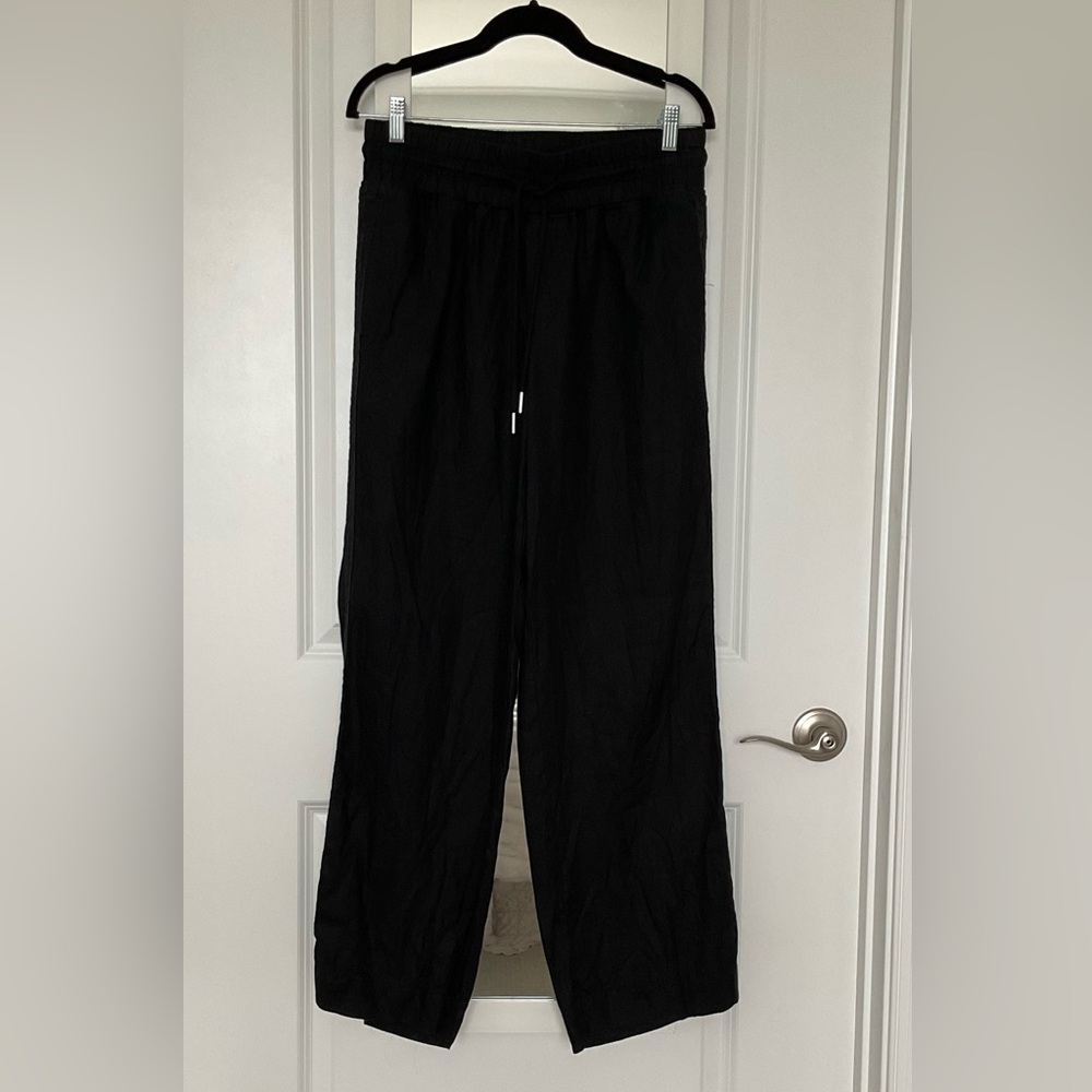 Quince European Linen Wide-Leg Pants, Size M 30" Length - Picture 11 of 11